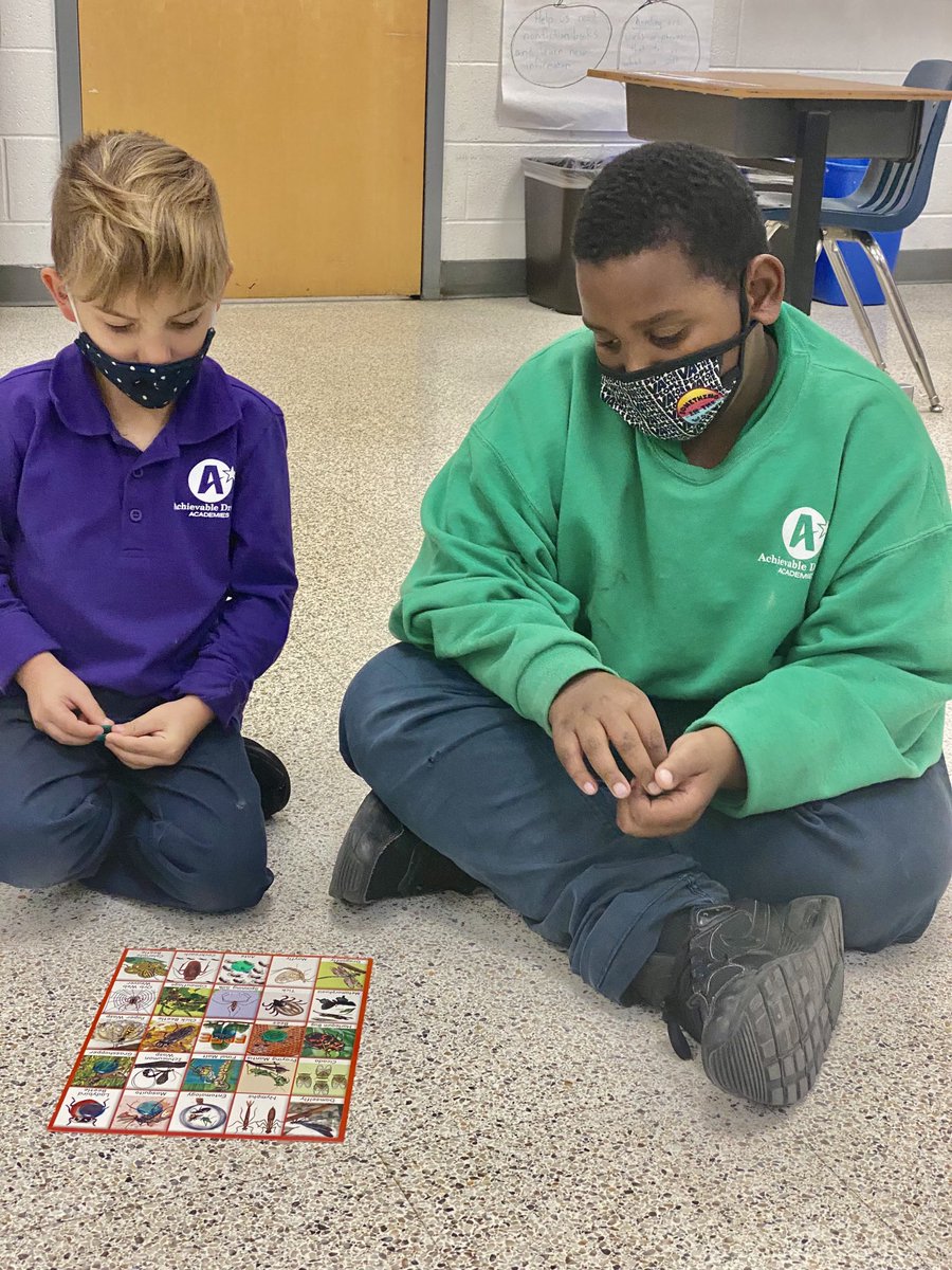 marietculver's tweet photo. #EcoHeroClubSeatack #BugBingo on a rainy afternoon with 5th grade mentor with 1st grade mentee ⁦@SeatackDream⁩ #LivetheDream ⁦@AAD_Inc⁩ https://t.co/kWPg1z3E5j