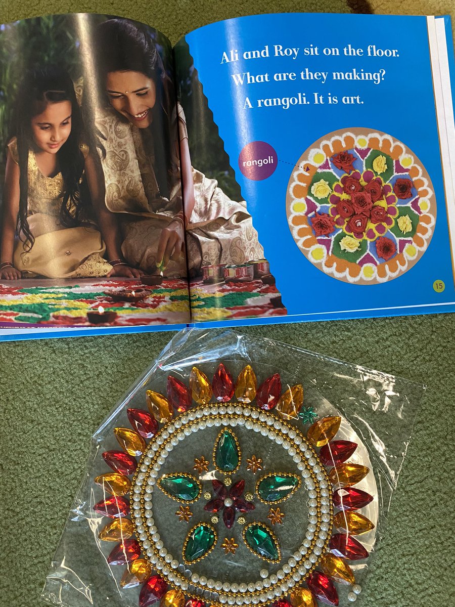 HSchanski's tweet photo. When your student shares about himself/herself it brings such a connection and excitement to the classroom. I sure love teaching first grade. Happy Diwali! ❤️💙💚 https://t.co/c1kbvaVm1L