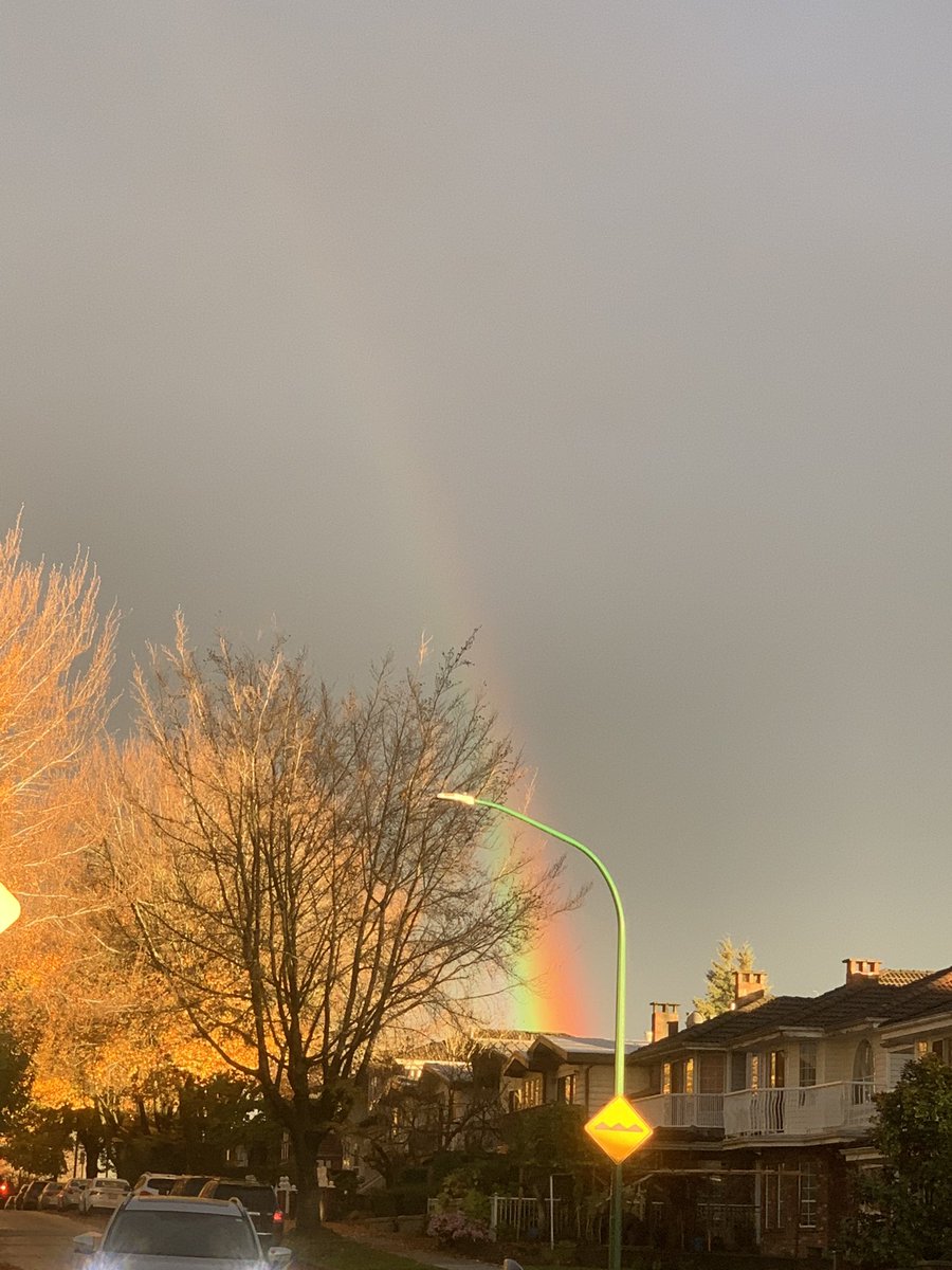 Beautiful #Vancouver #rainbow today!