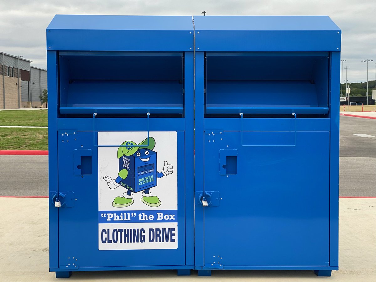 Our “Phill the Box” Donation bins have arrived at the school! Start bringing your donations in and spread the word—if each student brings in THREE bags, we’ll MEET our GOAL. 💪 <a href="/Davenport_HS/">Davenport High School</a>