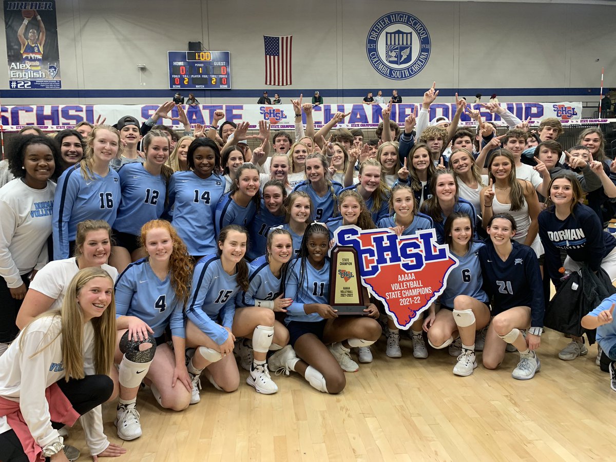 State Champions! Way to go, <a href="/DormanVB/">🏐DormanVB🏐</a>!!!!!