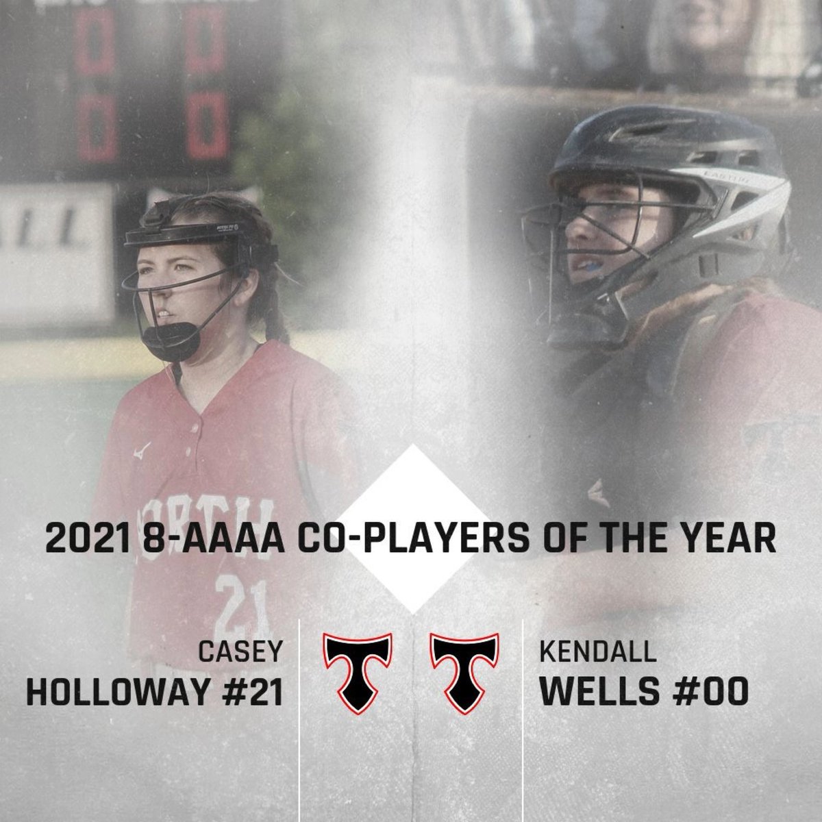 NOHSfastpitch's tweet photo. You’re GHSA 8-AAAA Softball Co-Players of the Year - Casey Holloway @CaseHollowa and Kendall Wells @KendallWells00! So proud of the way you both represented our program! #earned #GUS https://t.co/oCfzP9aL9Q