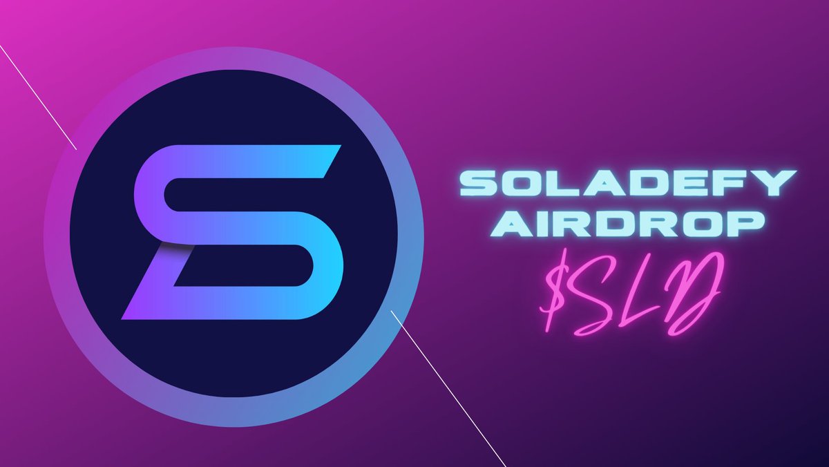 soladefy's tweet image. 🚨AIRDROP ALERT🚨 We are extending our offer for Next 10,000 followers a chance to join EAP program. Another $5000 USD reward 🥳🎉🎉

⭕ Follow @soladefy 
⭕ #Retweet this Post and tag 3 friends
⭕ Join t.me/Soladefy
⭕ Comment

Entries here ⬇️⬇️
forms.gle/GAbuM3wC5ssj3A…