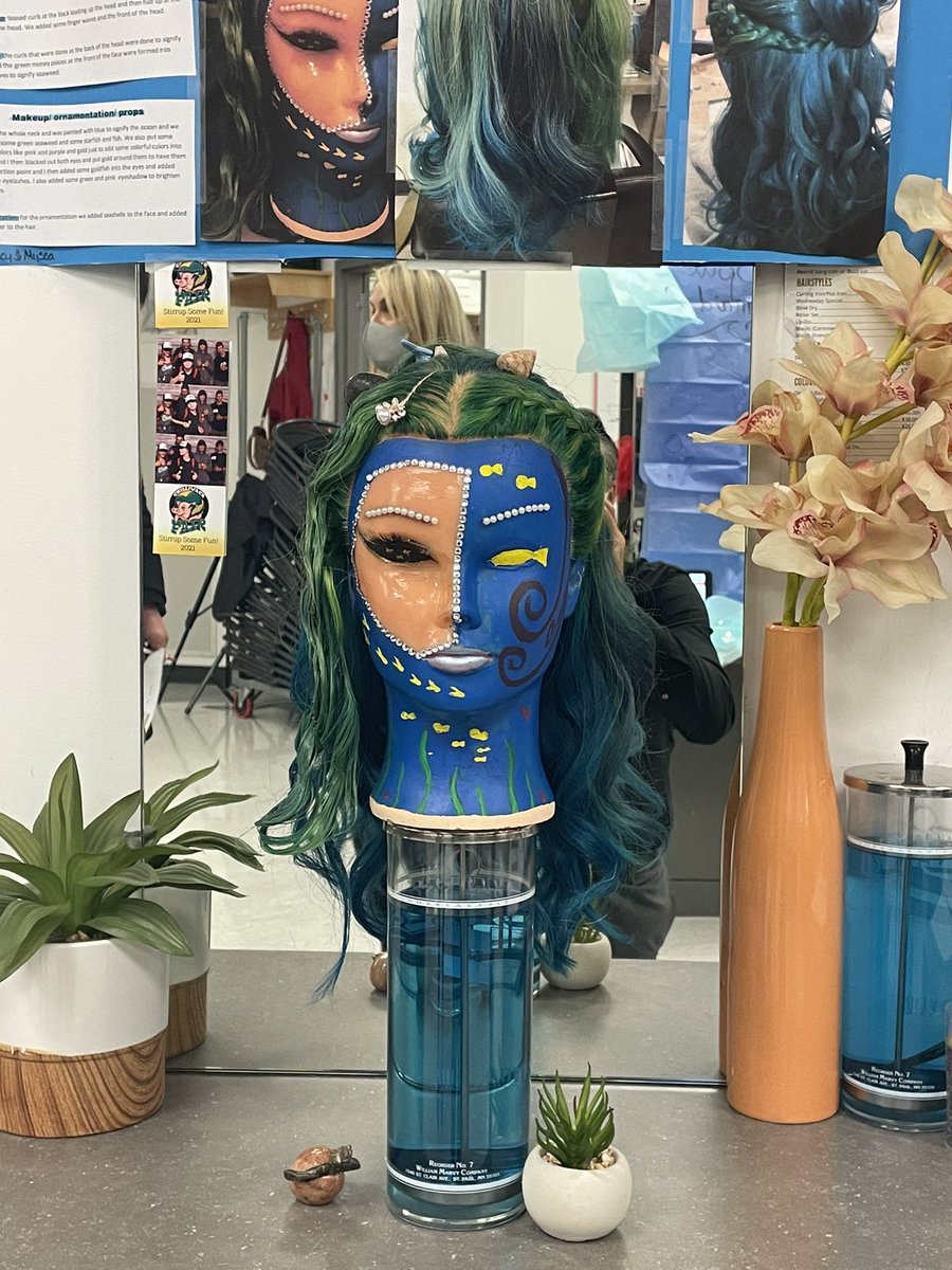 CSS Hairstylist students once again showing their talent with their Fantasy Hair projects.