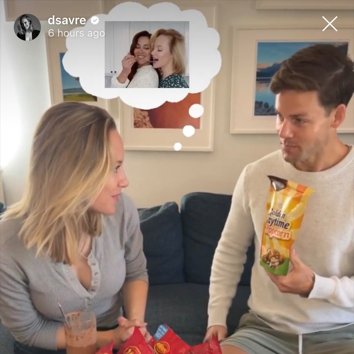 ItsmeQU44192270's tweet photo. THE GOLDEN GAYTIME😊
What happened in that french toast #WechatWednesday moment was just Danielle and Stefania only knows😏🤡 @D_SAVRE @spampistefania https://t.co/EoucsAEPbw