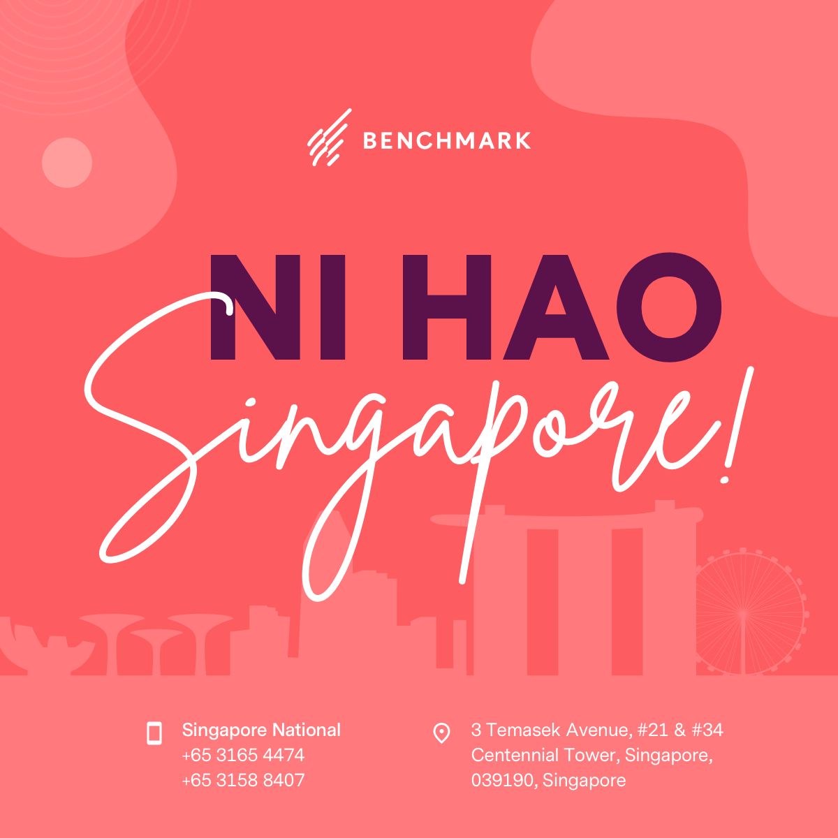 BenchmarkEmail's tweet photo. We couldn't be more excited to announce we have yet another international office! 🤩 now serving you locally, Singapore! 🙌  
#ecommerce #smallbusiness #emailmarketingstrategy #digitalmarketingagency #marketingonline #webdesign #advertising #digitalmarketingtips #bhfyp https://t.co/Z2ZHSexvOJ