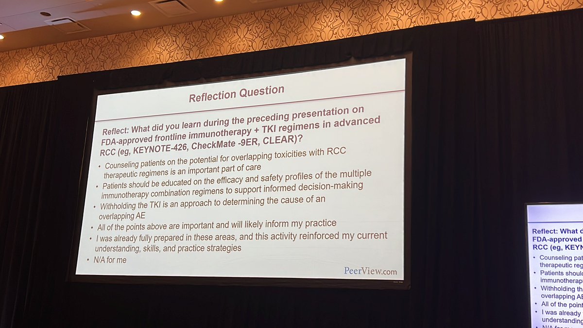 Nazli Dizman (@nazlidizman) on Twitter photo Such a great pleasure to meet and learn #RCC management from <a href="/montypal/">Sumanta K. Pal, MD, FASCO</a> <a href="/TiansterZhang/">Tian Zhang, MD, MHS</a> Dr. #NizarTannir in person again!
Thanks to #IKCS2021 & <a href="/PeerView/">PeerView</a> 🙏
👉Attaching a few of their many important slides here for #MedTwitter #OncTwitter community
<a href="/CityofHope_GU/">Genitourinary Cancer Research Team @CityofHope</a> Such a great pleasure to meet and learn #RCC management from <a href="/montypal/">Sumanta K. Pal, MD, FASCO</a> <a href="/TiansterZhang/">Tian Zhang, MD, MHS</a> Dr. #NizarTannir in person again!
Thanks to #IKCS2021 & <a href="/PeerView/">PeerView</a> 🙏
👉Attaching a few of their many important slides here for #MedTwitter #OncTwitter community
<a href="/CityofHope_GU/">Genitourinary Cancer Research Team @CityofHope</a>