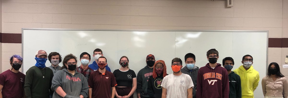 Say hi to our 2021-2022 Astrobotics Design Team at Virginia Tech!