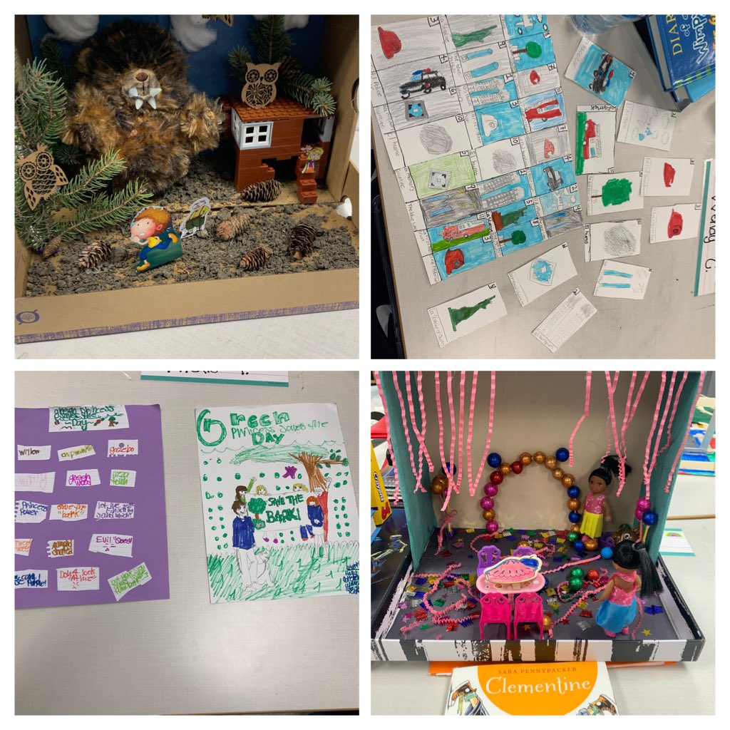 AlyseSchmidt's tweet photo. Next, the kids worked hard the whole month of October on their first book reports 📚. They all did such an amazing job! Had to get up in front of the class to present and everything’ so proud of them! I still need to play the homemade Lotería game! @proud4ardmore https://t.co/bqlxp60Ylw