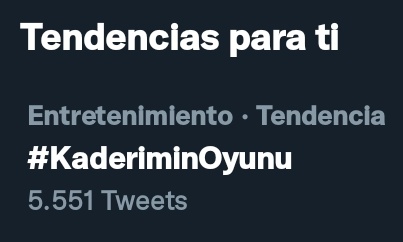 Yusdl's tweet photo. #KaderiminOyunu  5.551 Tweets 💯💫 https://t.co/k5BSp5dRfE