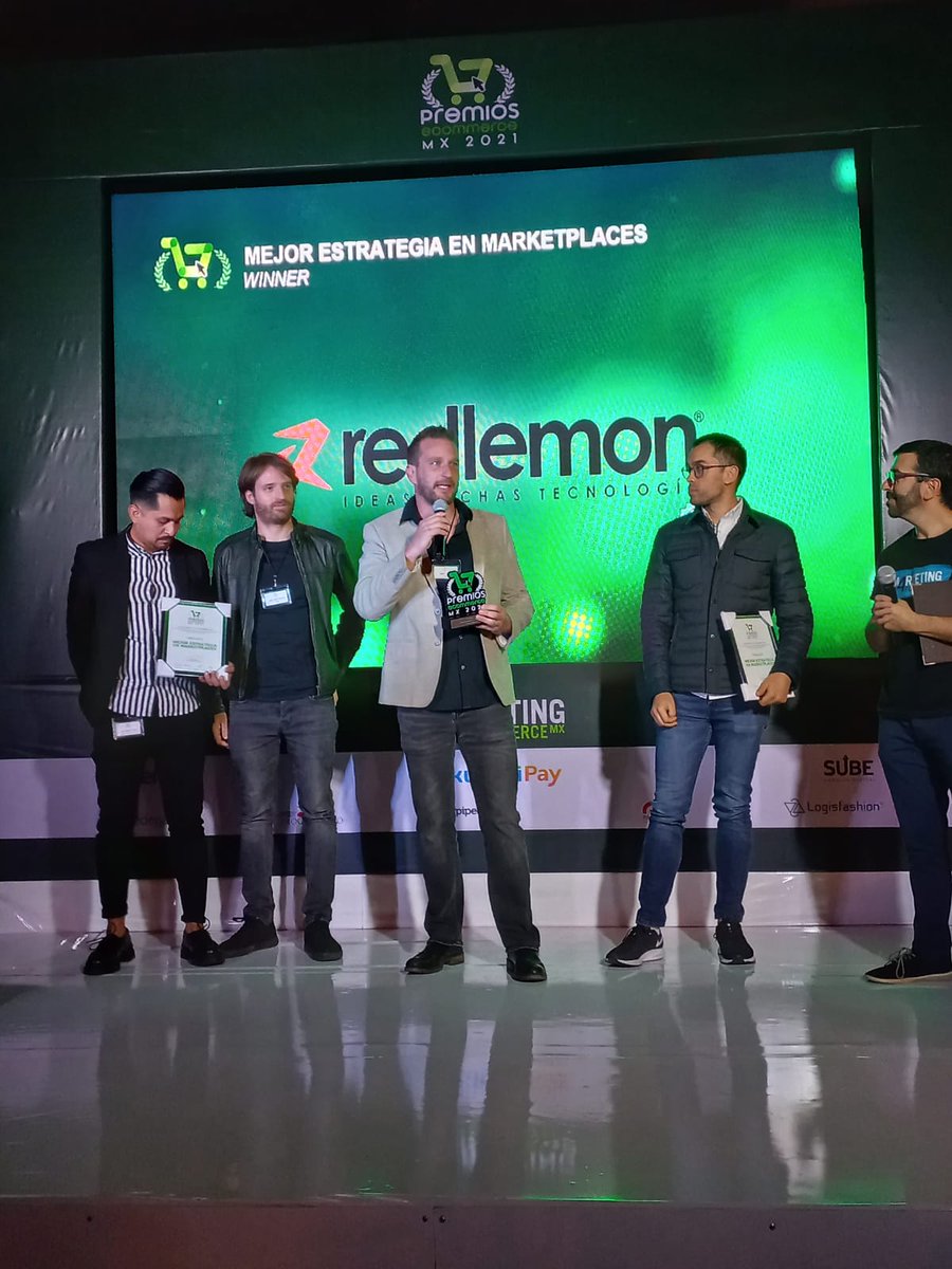 Mkt4eCommerceMX's tweet photo. #PremiosEcommerceMX21 5º ganador/a de la gala a laMejor Estrategia en Marketplaces: @redlemon_mx ¡¡¡Enhorabuena !!! https://t.co/Iad0wtB2tD