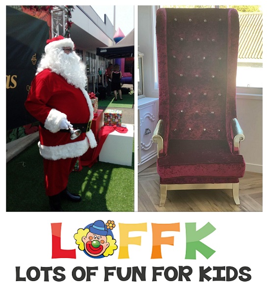 Santas in Queensland | lotsoffunforkids.com.au Shopping Centre Santas | Event Santas phone 0426189045 Hire a Santa for Brisbane and Sunshine Coast and Gold Coast events. Christmas Parties and Carols in the Park Events: Santa 1 hour price starting at $275