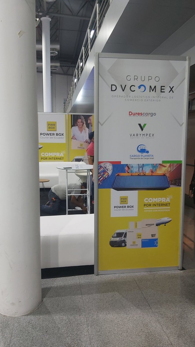 DVcomex's tweet photo. Visita nuestro stand en el Centro de Convenciones de Guayaquil del 4 al 7 de noviembre @feriaexpomec #comprasamazon #dvcomexec #powerboxec #ebaymotors #rockauto #billions #comercioexterior #biz #aduanas #guayaquil #freightforwarder #durescargo #amazon #guayaquil https://t.co/3f2VB6hOrG