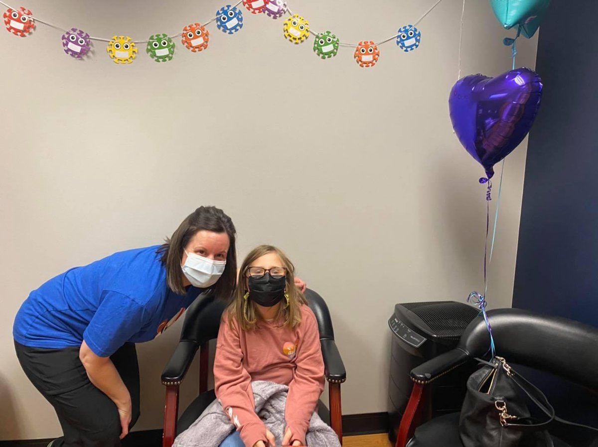 Day 2! Thank U Nurse Krissy from Mother Baby Unit for helping yesterday! Thank U to Nurse Geralyn from the NICU for helping today! Thank U to our nurses &amp; staff for coming early &amp; staying late. We are so happy to be protecting our families and community! #OPPeds