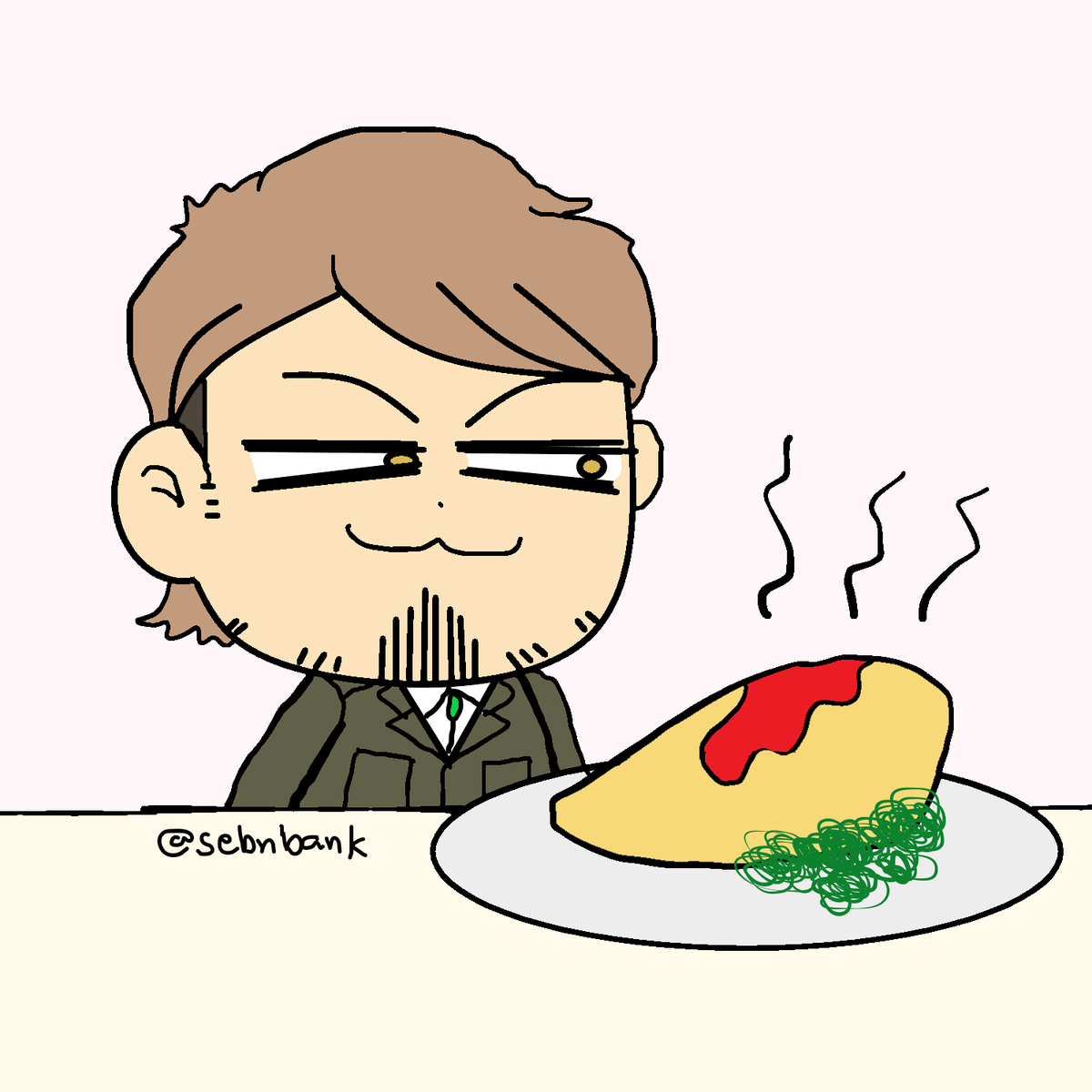 sebnbank's tweet photo. Jean and his omelet 😍😍😍 #jeankirstein #jean #aot #snk #fanart #AttackOnTitan #Jeanboy https://t.co/Tif2fcezBJ