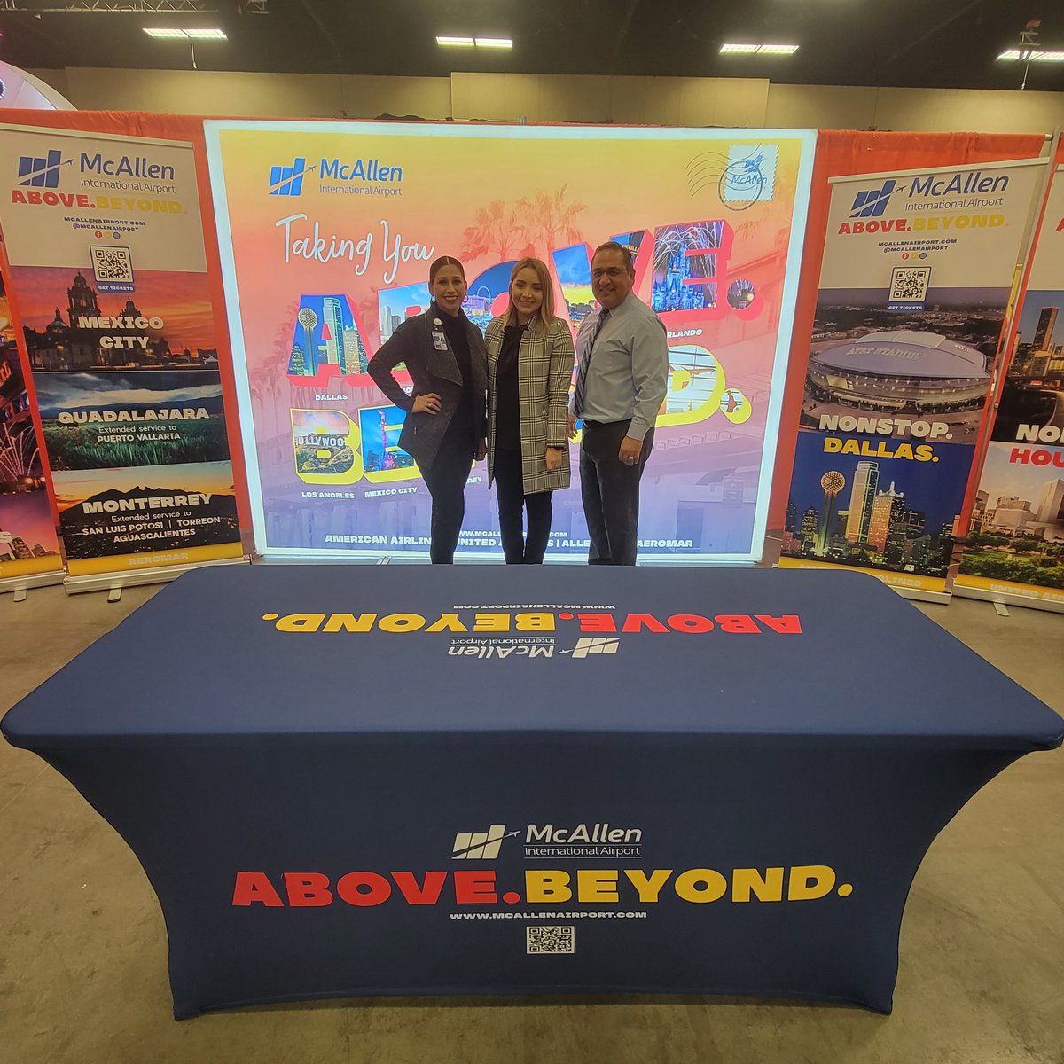 CHRISTINEARDIS's tweet photo. @mcallenairport was in the house today @McAConventions for the @welcomehomergv #ConnectionFair . On display was their beautiful, new, lighted display. #flymfe #aboveandbeyond @CityofMcAllen https://t.co/tGlF1NeirS