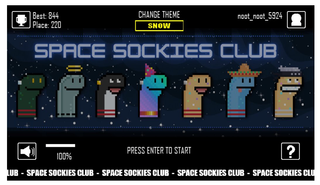 DODGE THE SNOWBALL! DEFY THE EVIL MAGUS GARGOLON! 

Our friends at <a href="/SpaceSockiesNFT/">Space Sockies | 🚀 SOCKIES ON #SOL</a> and <a href="/SocksOnSolana/">SolSocks</a> have made us a GAME!!!!

change your username to your noot_noot_#### and win SOL to that wallet if you get a high score! 

spacesockiesclub.com