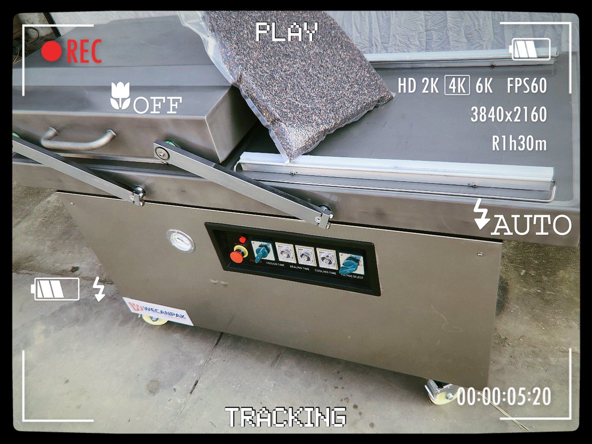 WECANPAKMIKE's tweet photo. Wecanpak 600 double chamber vacuum machine with Busch RA0100F vacuum pump.better vacuum better packaging #wecanpak #busch #vacuum #vacuummachine #vacuumpacker #vacuumpackagingmachine https://t.co/7KoE92pvO8