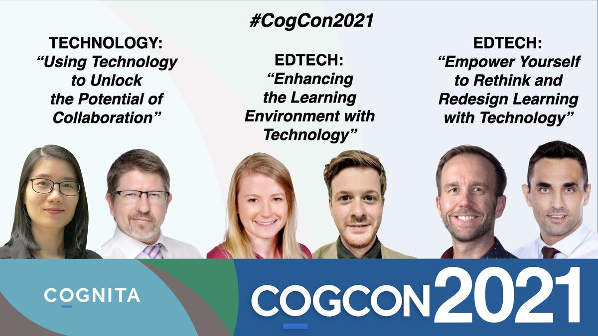 Cognita Schools (@cognitaschools) on Twitter photo CogCon2021's second session of the day is less than 30 mins away. 6 members of <a href="/CognitaSchools/">Cognita Schools</a> in Asia are going to share their knowledge and expertise within the area of Technology in Education. I am especially looking forward to the Q&A sessions. #CogCon2021 #CognitaWay CogCon2021's second session of the day is less than 30 mins away. 6 members of <a href="/CognitaSchools/">Cognita Schools</a> in Asia are going to share their knowledge and expertise within the area of Technology in Education. I am especially looking forward to the Q&A sessions. #CogCon2021 #CognitaWay