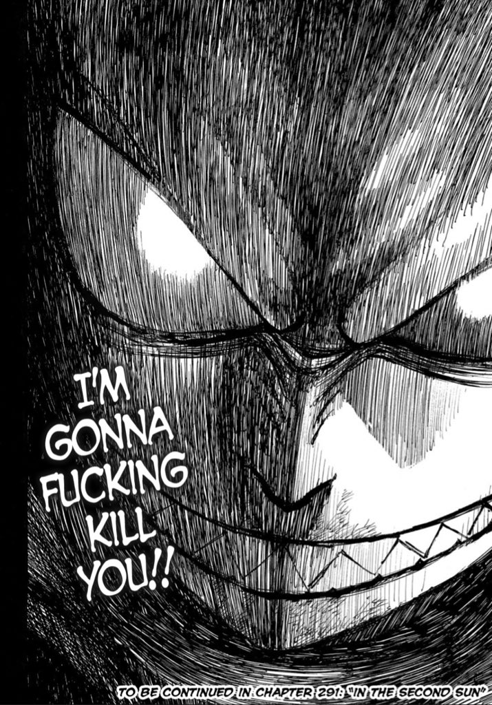 GodofCalamity91's tweet photo. New chapter of fire force just dropped and it’s about to go down 🔥😌 #FireForce290 https://t.co/KzOzm15aSN