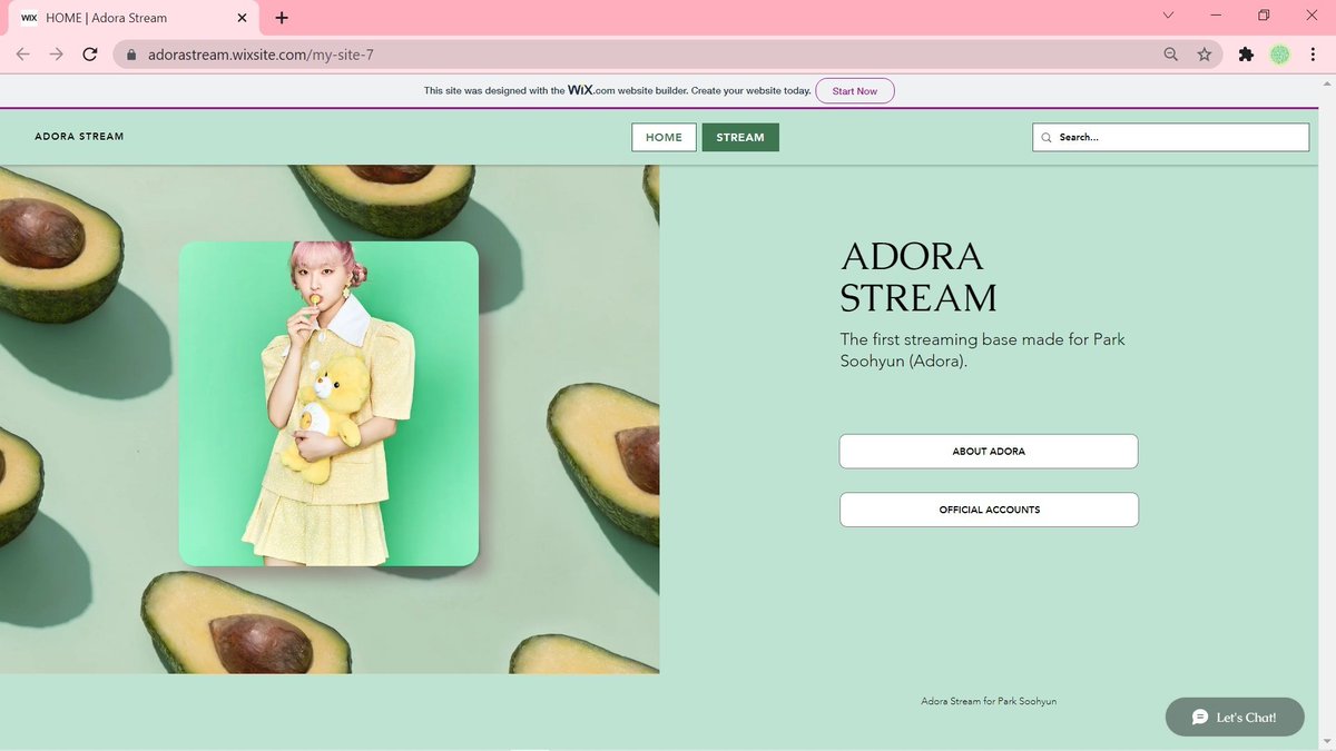 AdoraStream's tweet photo. ͏͏͏͏️️ ️
NOTICE 🥑

Our website is now live. It has content and info about streaming.

Please make sure to type and share it as https://t.co/8vKQocoaMG as we currently do not funds to create any domain name for the site.

Thank you for your understanding!
͏͏͏͏️️ ️ https://t.co/plcOpscuBg
