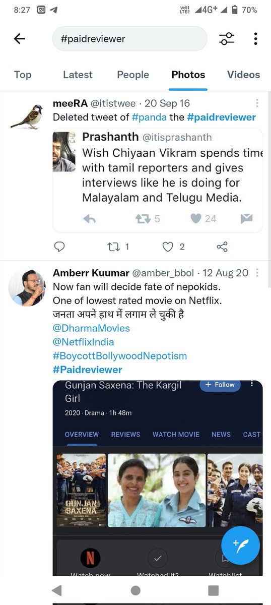 manikandan3591's tweet photo. @itisprashanth டேய் பாண்டா #paidreviewer tag போட்டா நீ தான்டா first வர....இந்த லட்சனத்துல review பன்ன வந்துட்டான்.... https://t.co/FEr9oqblWc
