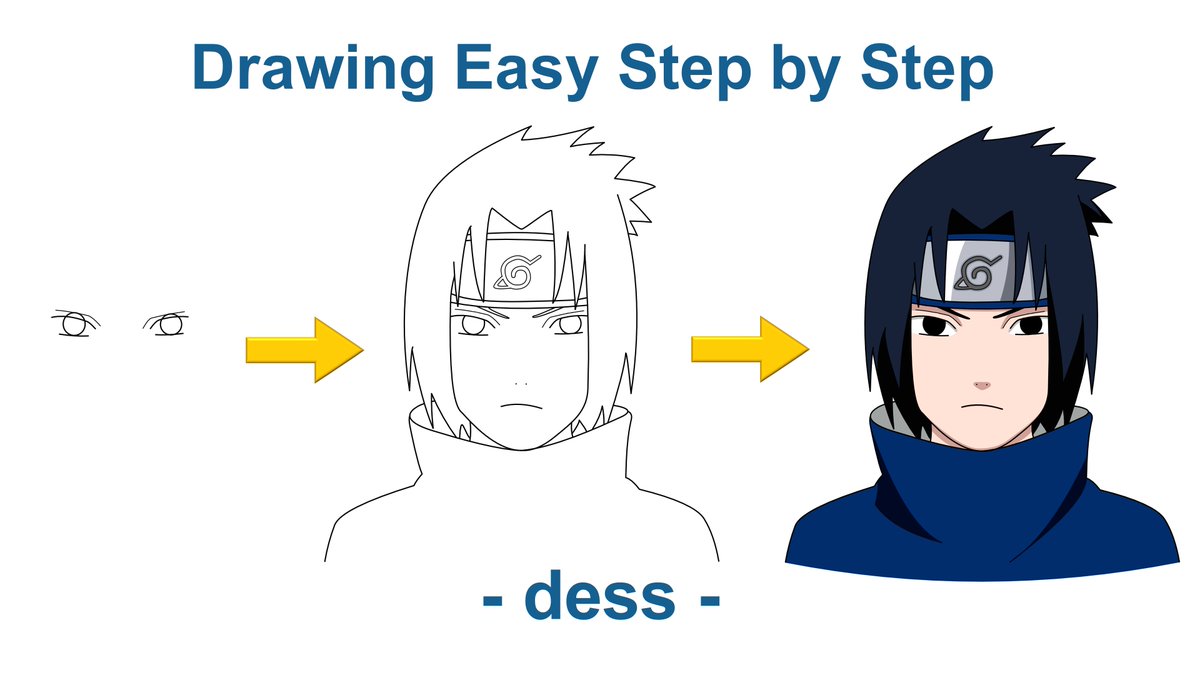 How to Draw Itachi Uchiha from Naruto (Naruto) Step by Step