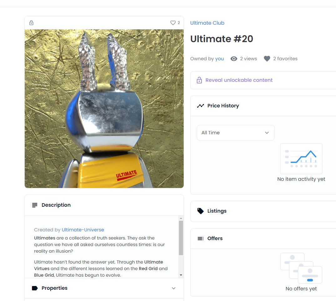 Wow Thank you for the awesome giveaway !!!

Got my prize. <a href="/UltimateLimited/">Ultimate</a> is 100% Legit on their #NFT &amp; #NFTGiveaway 

@bkdurant <a href="/derrrrrrrrick/">Derrrrrrrrick.eth 🦍</a> <a href="/saucy_eth/">saucy.eth 🍌🦇🔊 8339.eth</a> <a href="/DanWenb/">Dan Wenb</a> <a href="/dean_taishi/">D_Taishi</a> <a href="/toastmybagelNFT/">toastmybagelNFT</a>