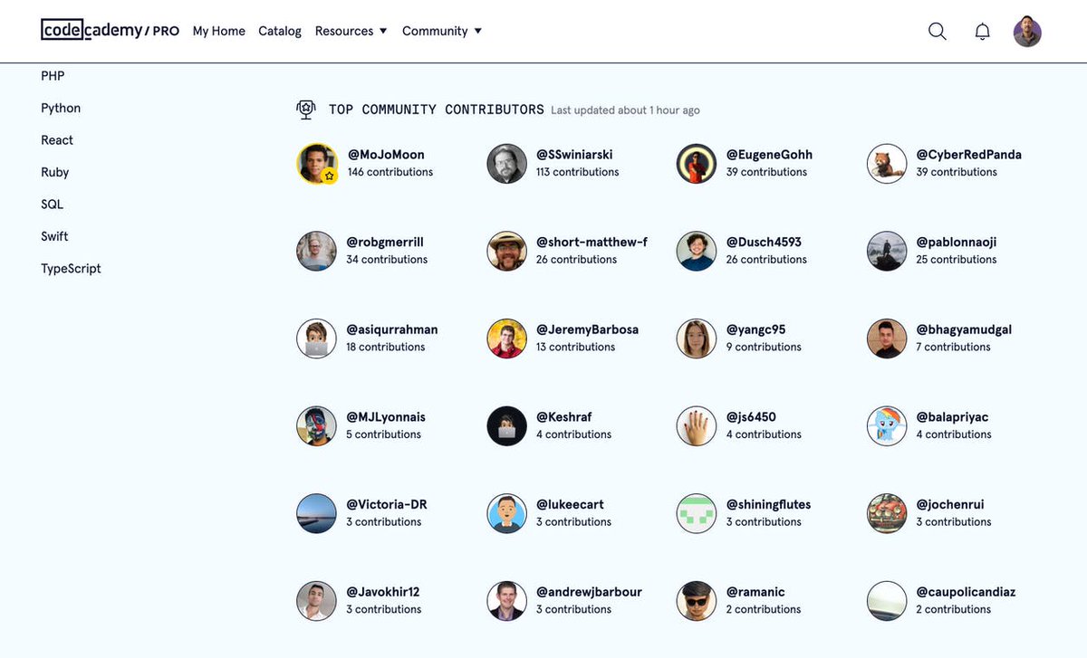 Docs by <a href="/Codecademy/">Codecademy</a> is a brand new coding documentation site for popular programming languages and frameworks.

meow.ph/codecademy-docs