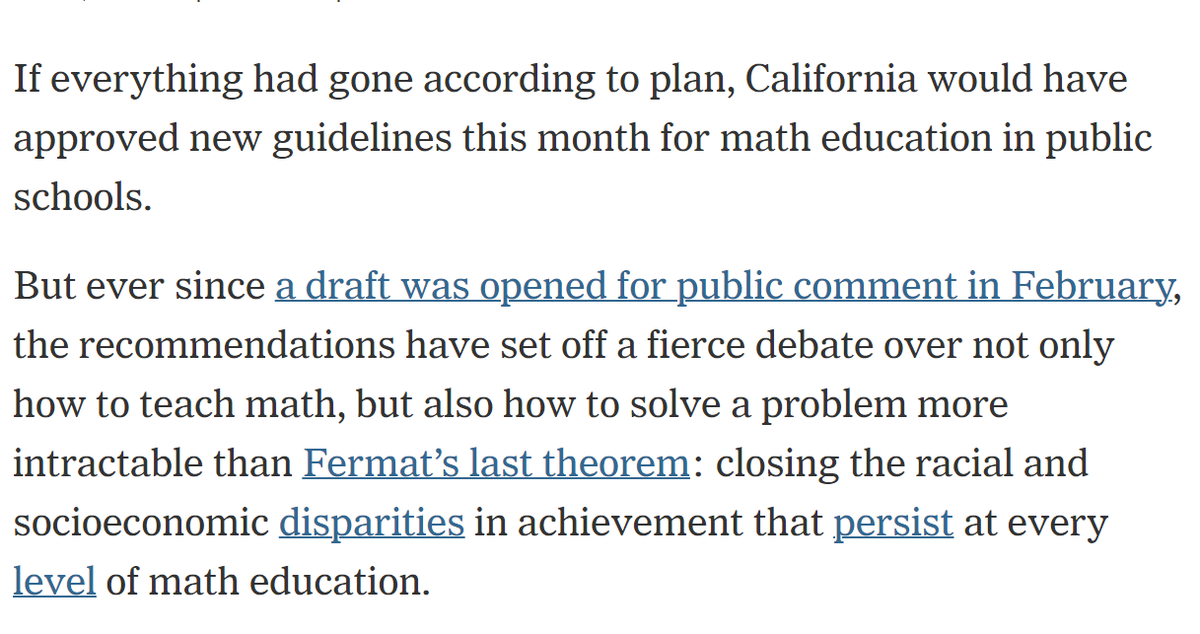 noUpside's tweet photo. "If everything had gone according to plan" and parents hadn't raised hell, a curriculum that was a failure in SF - which the district dissembled and lied about (forcing said parents to file Sunshine Act requests to get the real numbers) - would have been rolled out across CA, yes https://t.co/7TfcwE3eoD
