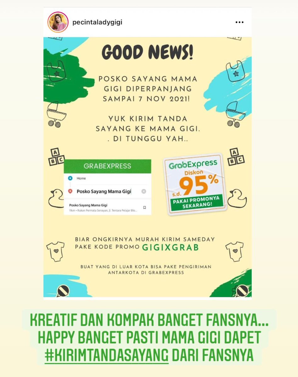 Ruli0835's tweet photo. Yuk guys ikutan project Posko sayang mama gigi, kirim hadiah bisa diskon sampai 95% loh, mantul bgt #KirimTandaSayang https://t.co/dBuCpJhSfO
