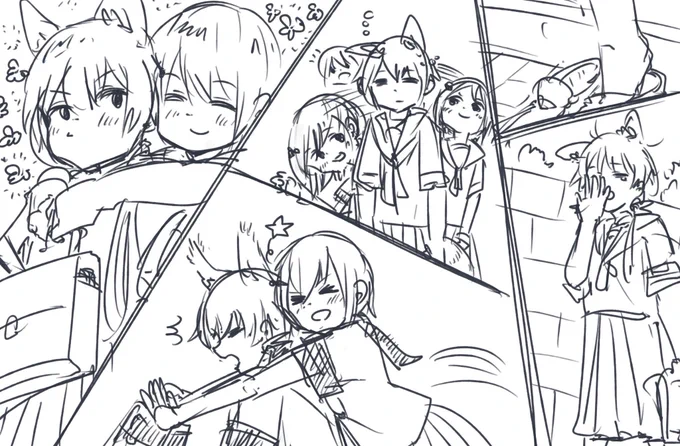 ルナちゃんの漫画?も実はある
1枚目は、天咲玲衣@AmasakiRei_VT ちゃんに出場してもらったよ✌️ 