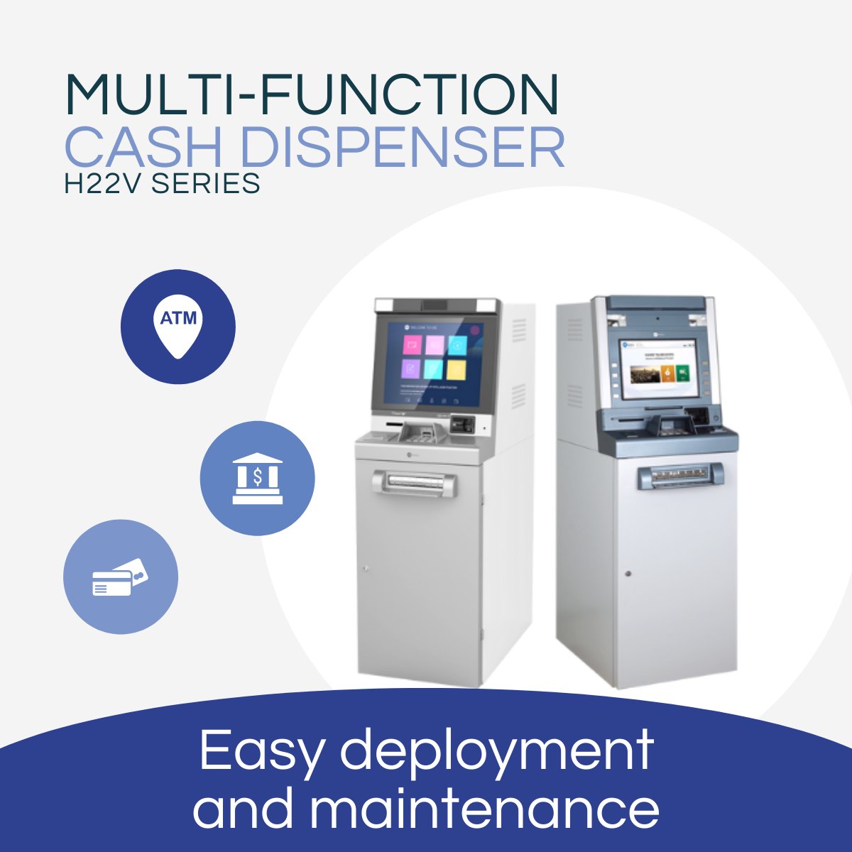 Informaticshlds's tweet photo. Special carbon fiber composite and optimized mechanism ensure lighter weight and easier deployment of the H22V series. Modular design and various ways of access largely enhance maintenance efficiency. #CashRecycler #ATM #DigitalBankingSolution #SmartBanking #SmartReception https://t.co/nY1M7sxgKH