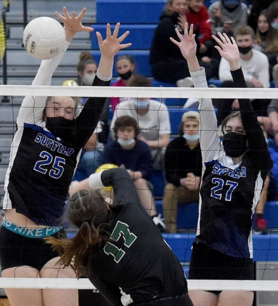 JIPhotoDept's tweet photo. Coventry at Suffield girls volleyball, Thursday at Thursday at Suffield high school. Check out our free to view gallery on the JI's website.  Staff Photos by Jim Michaud https://t.co/F2Msug0UDa