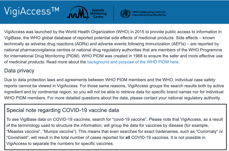 jasondinner's tweet photo. @TheAllTIMEloser @0mCypher @KevinMetz5 @LegendaryEnergy Sure it is... Or go to the WHO's grossly underreported Adverse Drug Reaction reporting system and type in Comirnaty in the search https://t.co/4PF8GulFTg https://t.co/snrpZ7yLsO