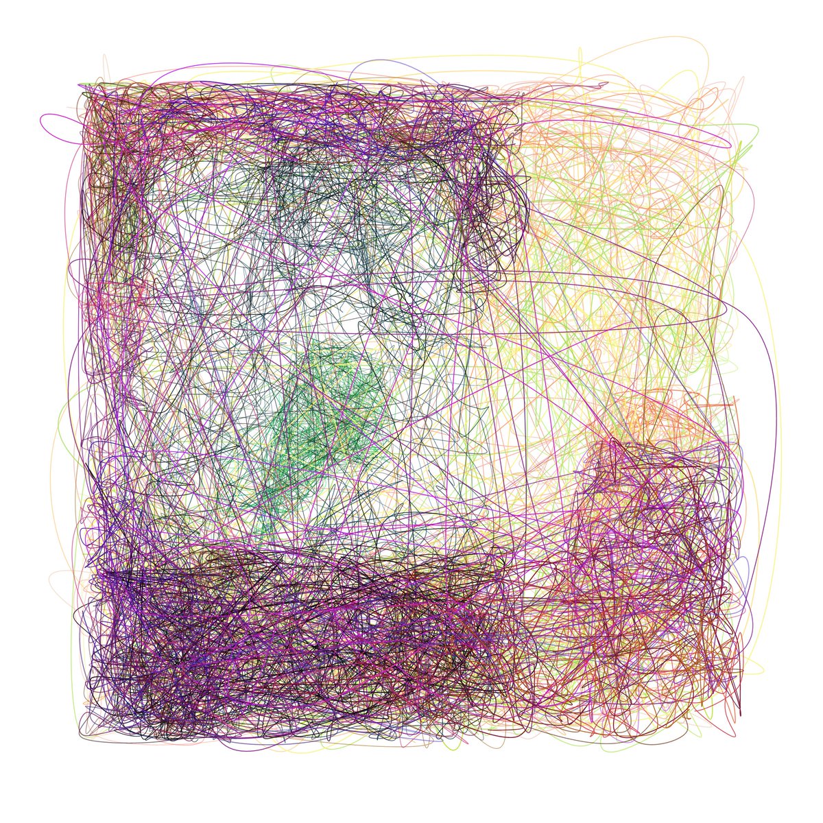 evantan's tweet photo. I don't own a lot of Art Blocks Curated works, but here are a few of my favorites:
1. Fidenza #518 (AM color palette)
2. Singularity #998
3. Scribbled Boundaries #869

One is my desktop wallpaper, one is my phone wallpaper, and one I'm printing to hang at home. 😁 https://t.co/fQAOCOaTyI