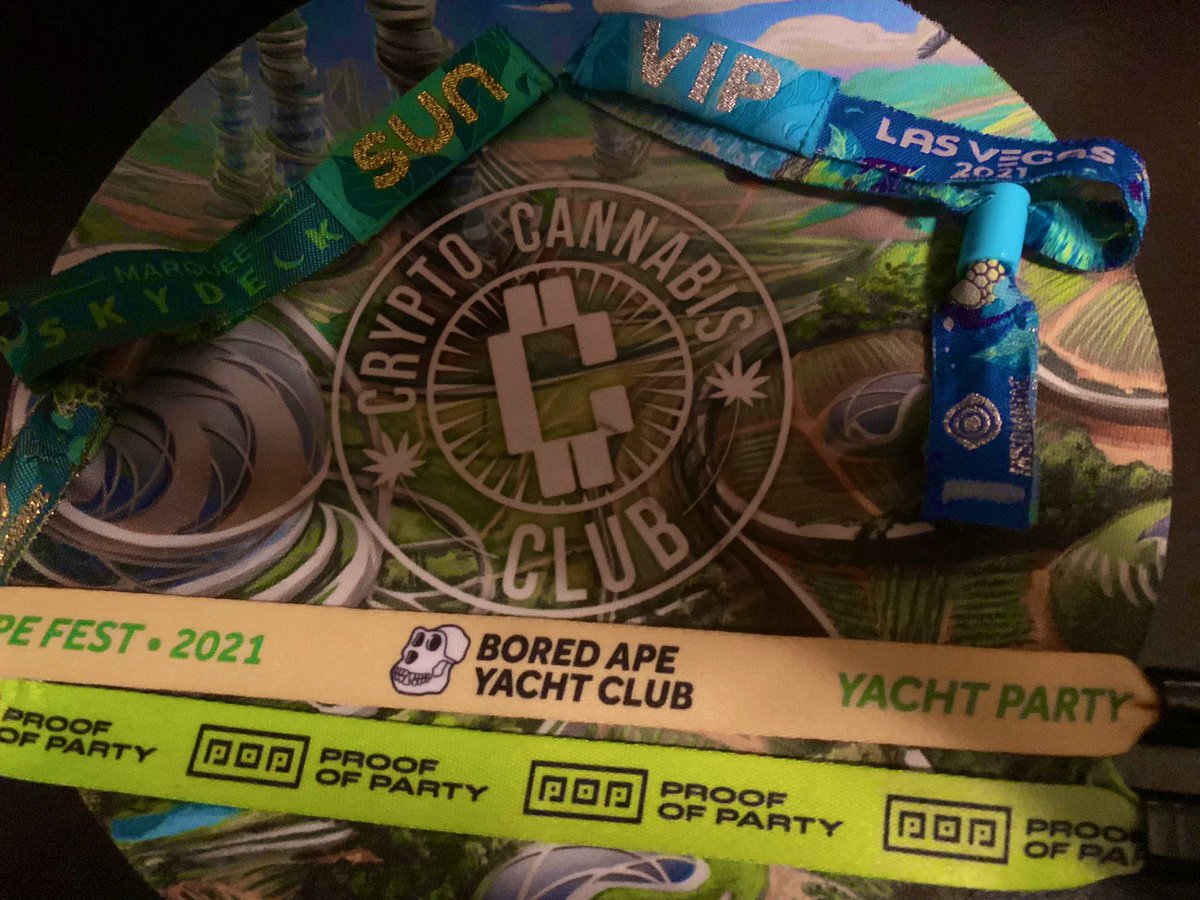 Awesome past 2 weeks with MJ Biz Con, EDC, and Ape Fest/ NFT NYC 🎉

Back home booking flights and moving on ideas 🔥🔥🔥

#igotbands #proofofparty