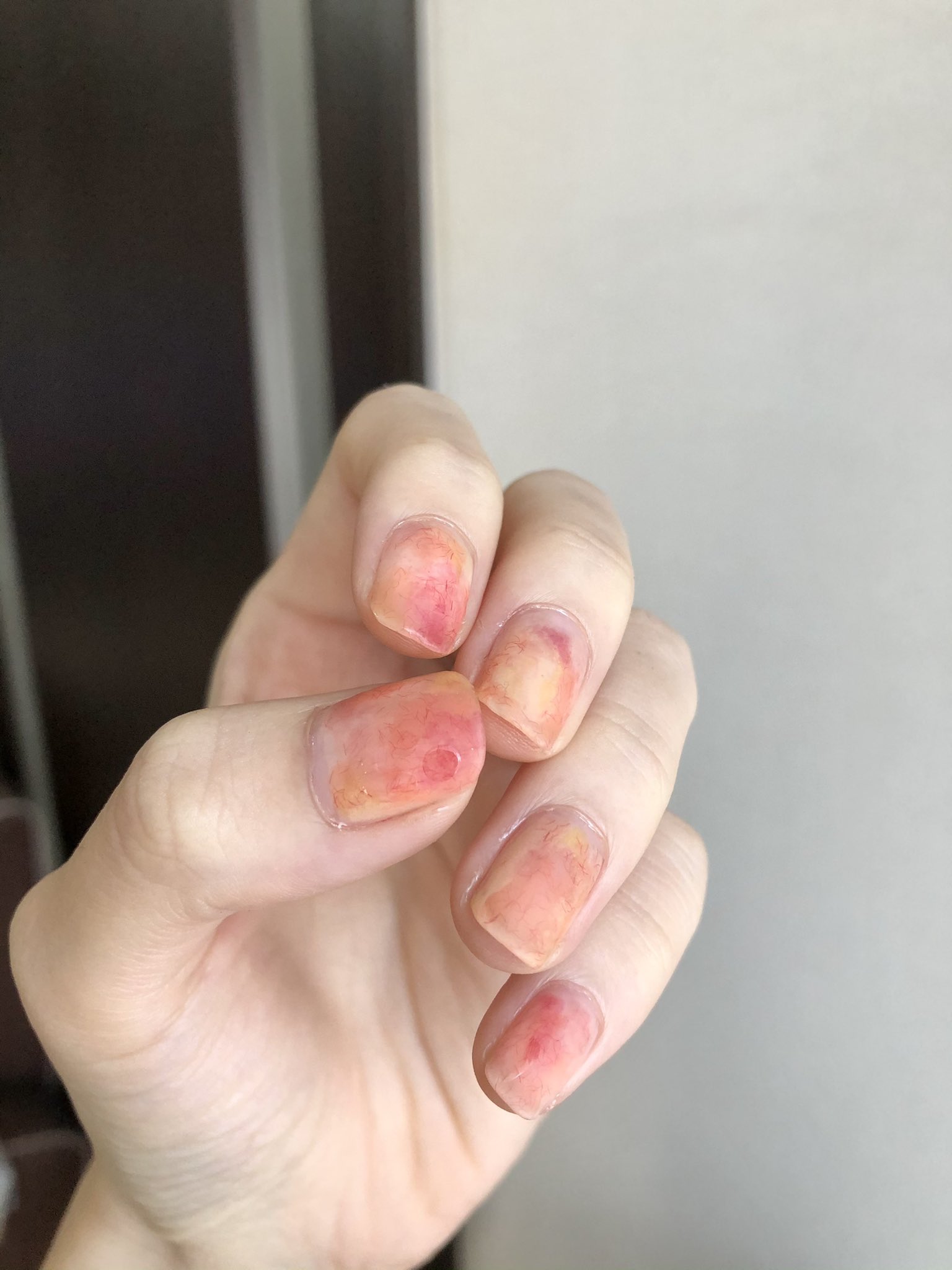 宛名 憧れていた Jill Leen のももジャムの繊維ネイル ほんとに桃だあ 可愛い 写真3枚目はより桃の皮っぽくしたかったのでマットトップコートを重ねてみた様子です 好き T Co 4itq01euf5 Twitter