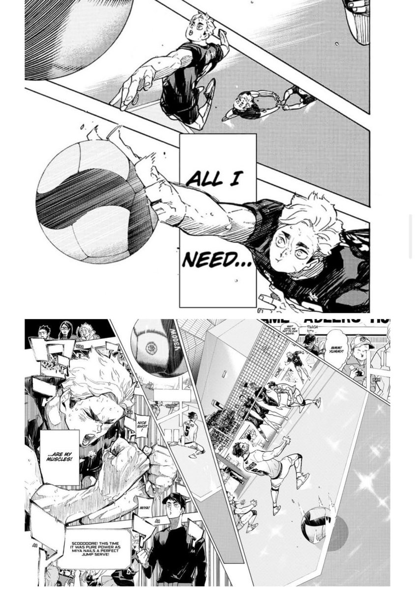 CollBalS's tweet photo. Miya Atsumu is one of the coolest characters in all of fiction and no one can tell me otherwise https://t.co/lsDKH5BOib