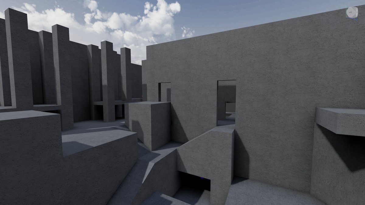 jack_canyon's tweet photo. progress on another new map blockout for hra, turning out to be by far my favorite layout-wise so far
#RobloxDev #Roblox #leveldesign https://t.co/dfreW7chWa