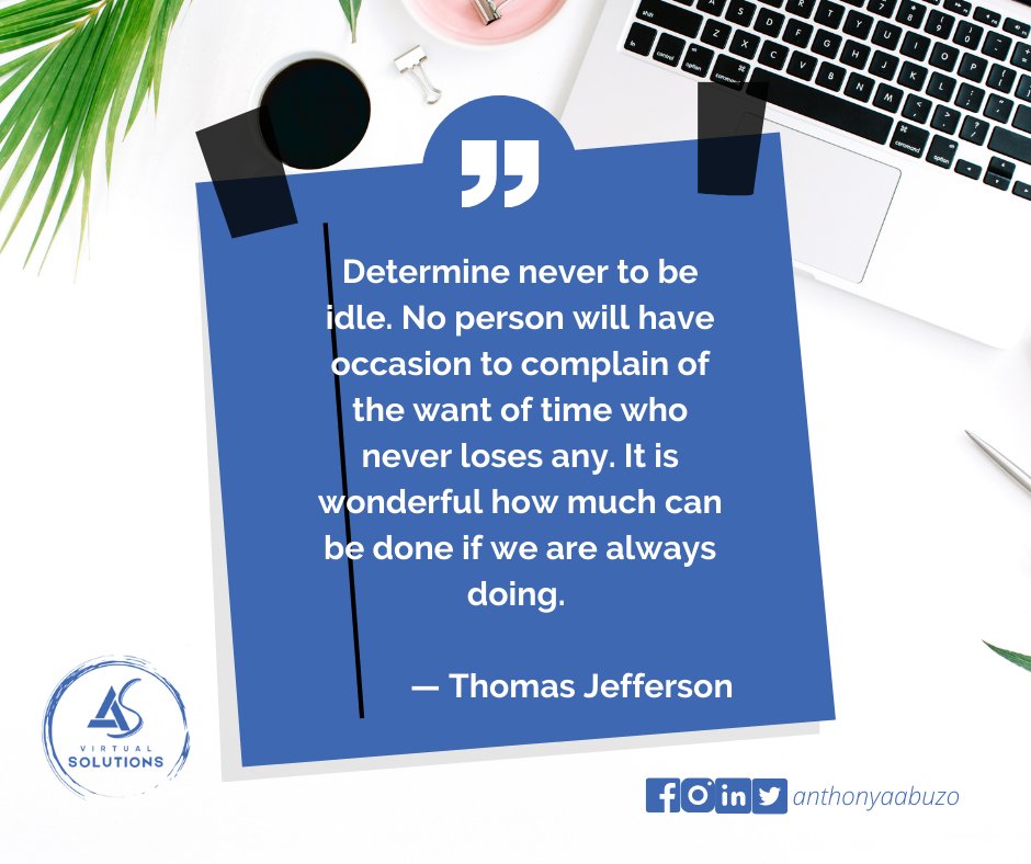 anthonyaabuzo's tweet photo. Time blocking is a time management method that asks you to divide your day-to-day schedules into blocks of time.
For more tips and updates, follow me on Facebook, Instagram, Twitter, and LinkedIn.
#anthonyaabuzo
#stableservices
#productivity https://t.co/f4c7XD37hg