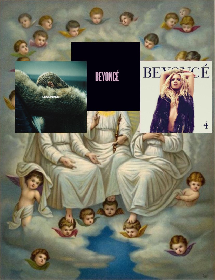 THUGGABEY's tweet photo. the REAAAL Holy Trinity of Beyoncé album’s. ☺️ https://t.co/HWHqmMP8zq