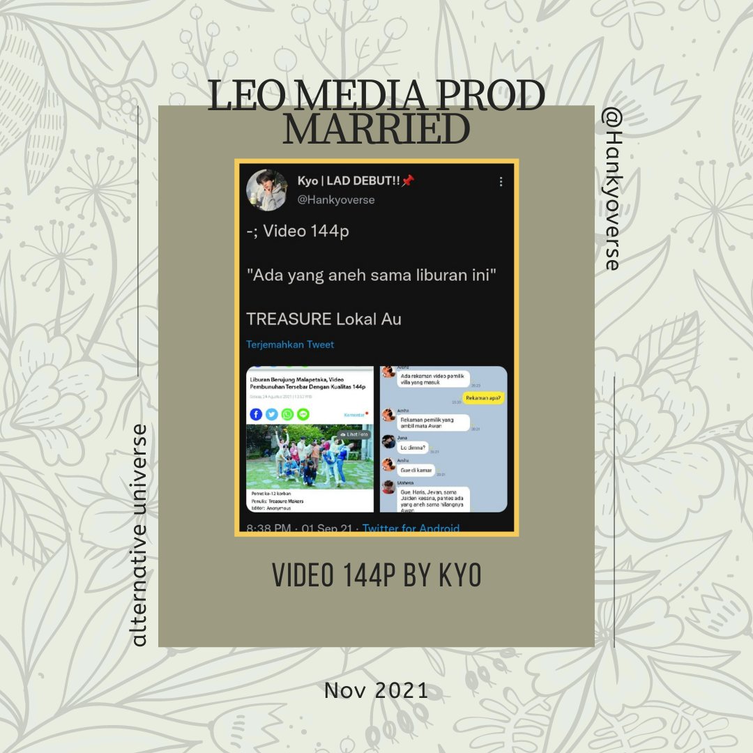 leomediabooks's tweet photo. [Third Married on Nov 💍]
— Video 144P by @Hankyoverse https://t.co/eg1wFaV2pL