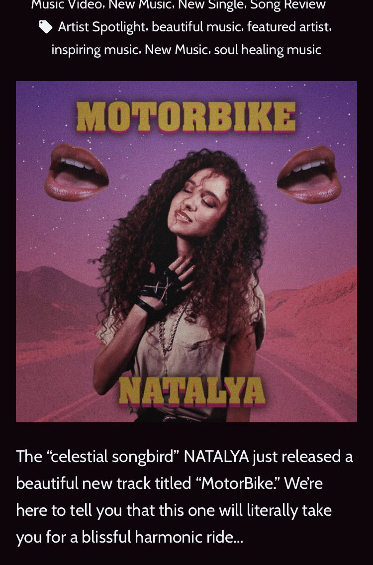 Honored 😌 An enchanting review by <a href="/SoulfulAwards/">Modern Soulful Music 🏆 🎼</a> Thank you so much🙏 (And thank you Prince 💜)

modernsoulfulmusic.wordpress.com/2021/11/04/new…