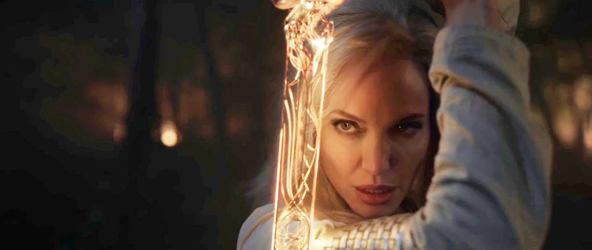 BeccaBochna's tweet photo. I went into #Eternals not expecting to come out being in love with Angelina Jolie’s #Thena yet here we are… #AngelinaJolie https://t.co/pfwaqomzcc
