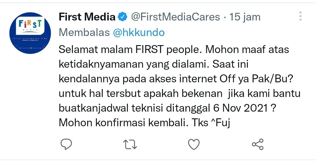 hkkundo's tweet photo. @FirstMediaCares Nih di jembrengin yah tweetnya. Dari tanggal 4, trus dibilangnya belum dijadwal, terus tanggal 6, trus terakhir lu jadwalin tanggal 8?! Udah gila apa di mundur mundurin mulu. Udah abis kesabaran. 4 hari gabisa internetan!! Tambah lagi sampe tanggal 8 emang belajar gila kalian!! https://t.co/7LjsxOW8Qe