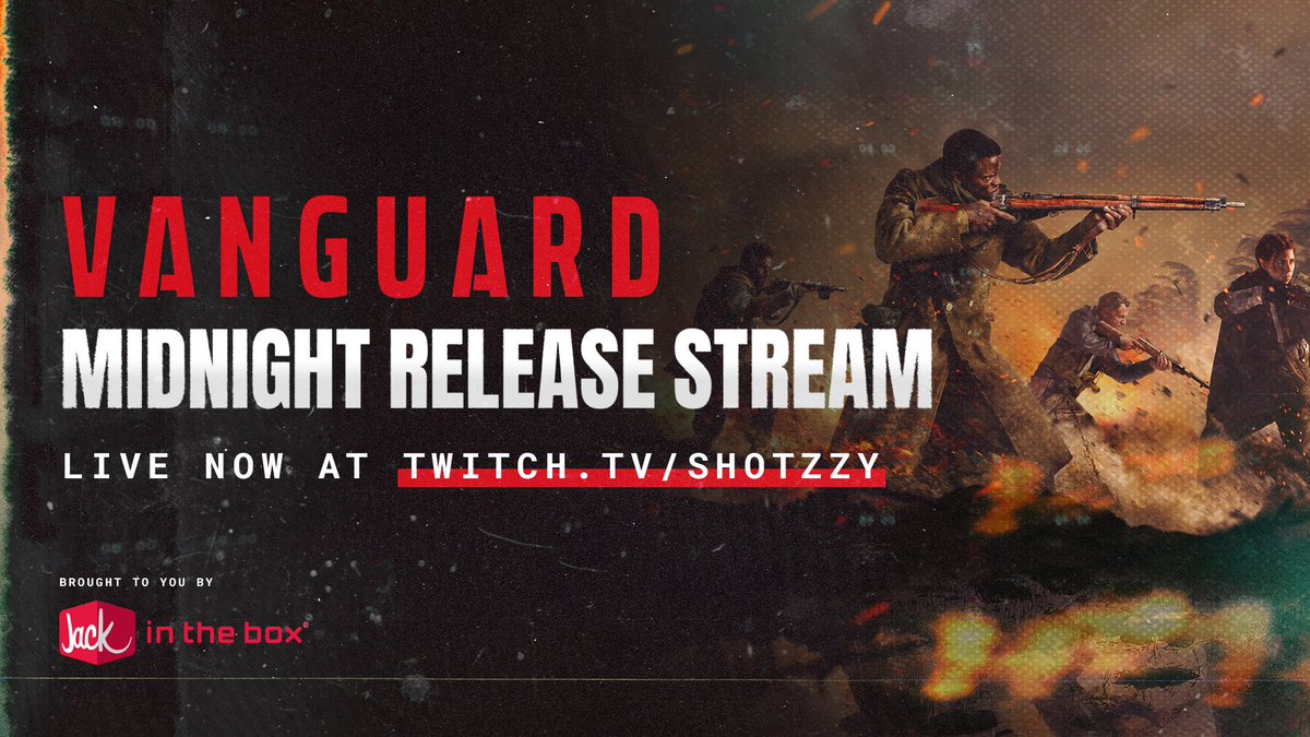 OpTic Shotzzy (@shotzzy) on Twitter photo Weโre LIVE with some Vanguard Kickoff Tourneys. Be sure to stop by for a chance to win a gifted sub from <a href="/JackBox/">Jack in the Box</a>
twitch.tv/shotzzy Weโre LIVE with some Vanguard Kickoff Tourneys. Be sure to stop by for a chance to win a gifted sub from <a href="/JackBox/">Jack in the Box</a>
twitch.tv/shotzzy