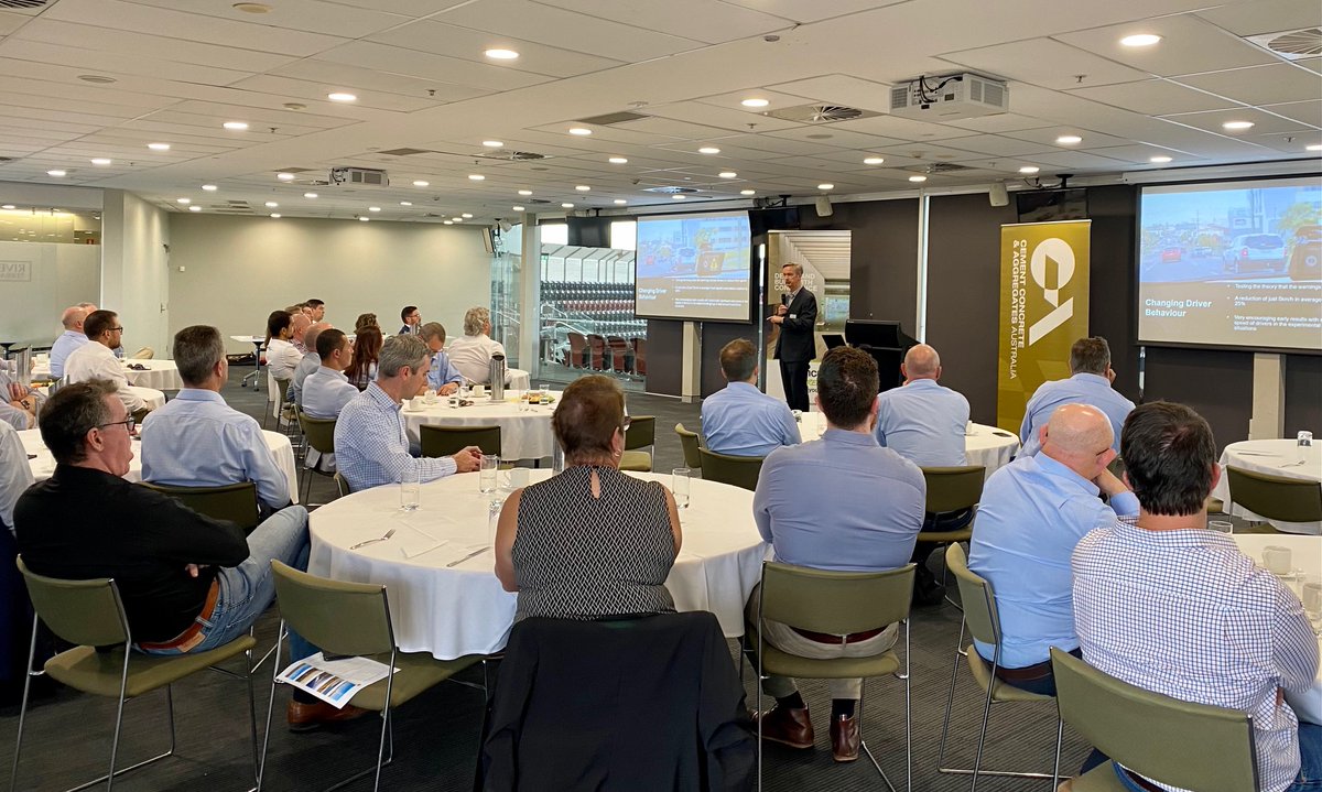ccaa_aus's tweet photo. CCAA members &amp; supporters in Brisbane were briefed on the latest engineering &amp; technology directions from @TMRQld &amp; @ACCIONA_AU Macintrye Wind Farm project (https://t.co/ijwxzT10Sn) at this morning's Industry Insights Breakfast. https://t.co/JJxtw3ExuG