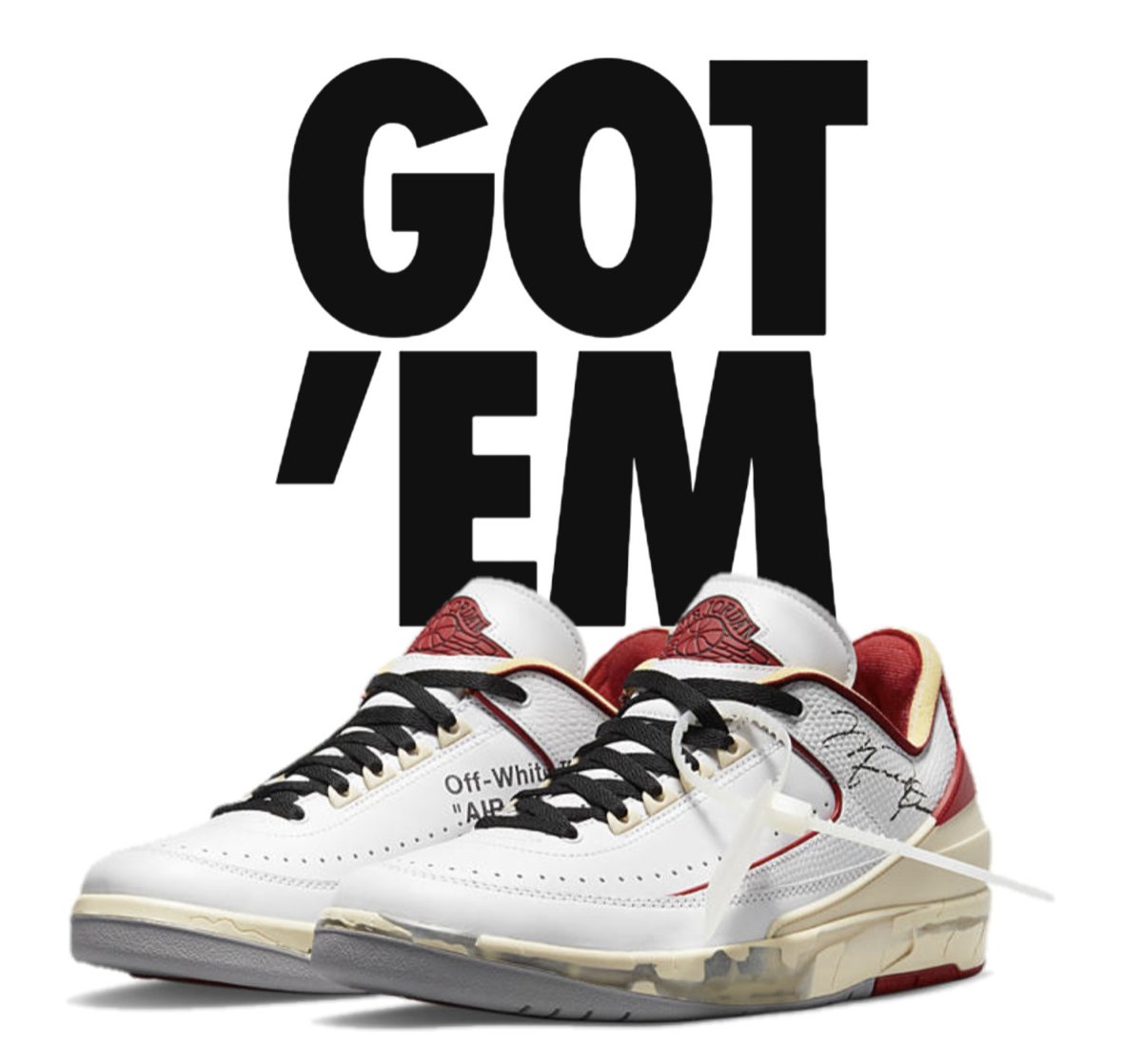 Snkrs_warrior's tweet photo. RT FOR GOOD LUCK🤞

OFF-WHITE x NIKE AIR JORDAN 2 LOW "Black/White" 
多くのフォロワーさんとその仲間達がGOT’EMできますように⛩🙏⛩

#スニウォリ当選祈願部 https://t.co/zwv2Crm6zL