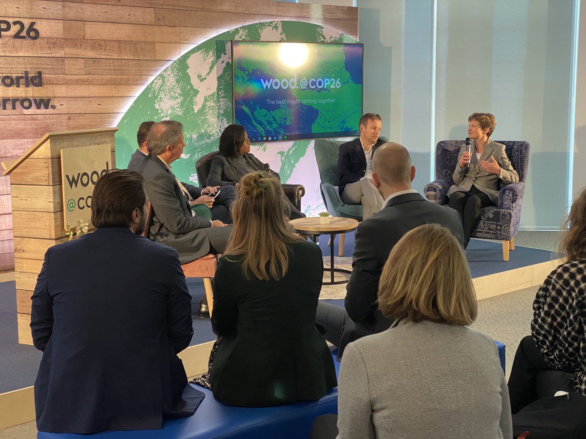 I had the pleasure of joining Phillip Cornell (<a href="/TheEconomist/">The Economist</a>), Antonio Pietri (<a href="/AspenTech/">Aspen Technology</a>), Darren Martin &amp; Paula Fitzpatrick (<a href="/Woodplc/">Wood</a>) and moderated by @WrightJacky from <a href="/Microsoft/">Microsoft</a> on the role of technology in achieving net-zero. 

#COP26 #COPtales
